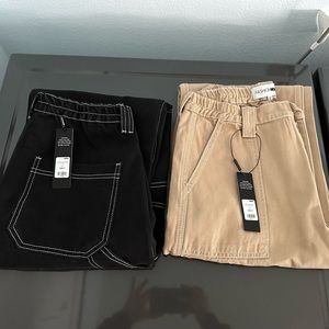 Fashion Nova Cargo Jeans size 9 PETITE